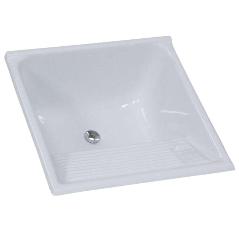 Tanque De Mármore Sintético Extra 62x62cm Pedra Clara - 507907 - A.j.rorato