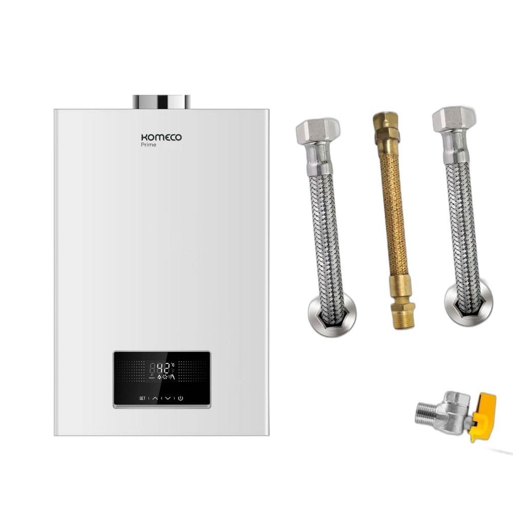 Kit Aquecedor Komeco KO26DPRIME 26L GLP + Acess. Ligação