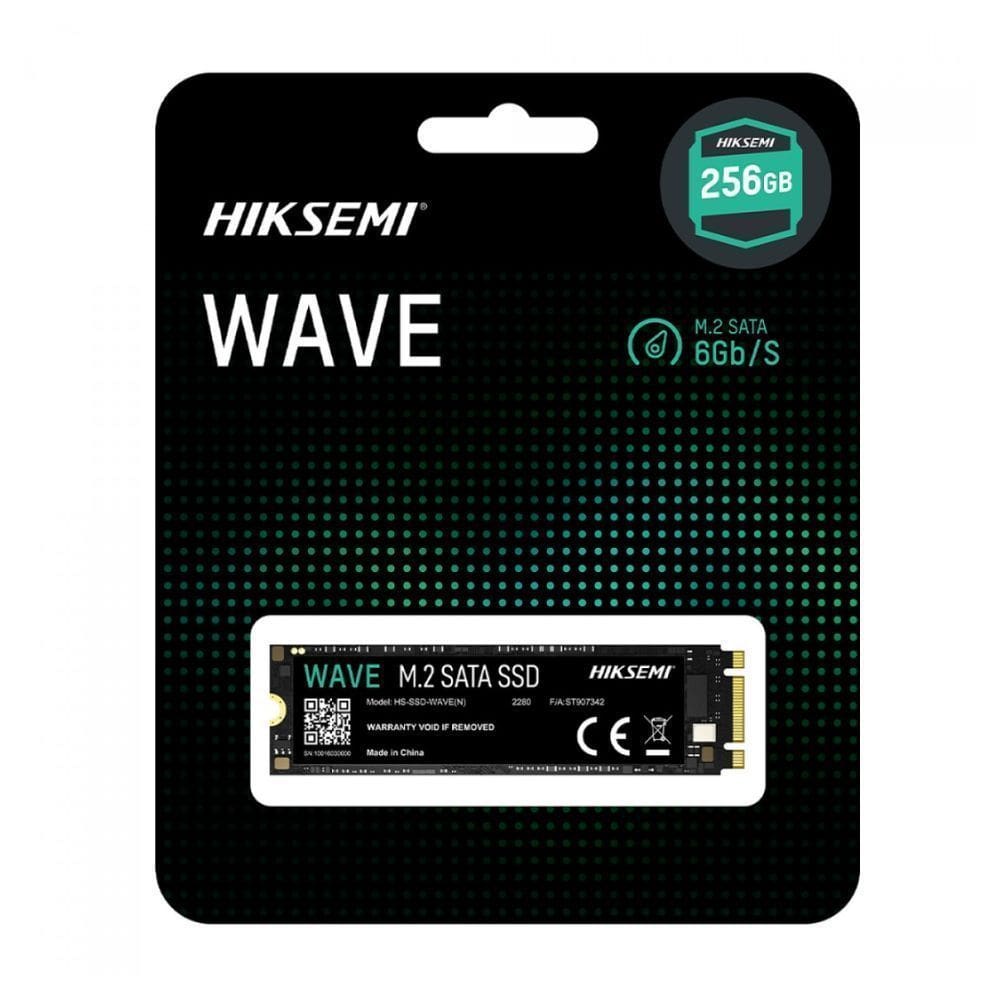 SSD Hiksemi Wave Pro 256GB NVMe M.2 Leitura 3230MBs Gravação 1240MBs