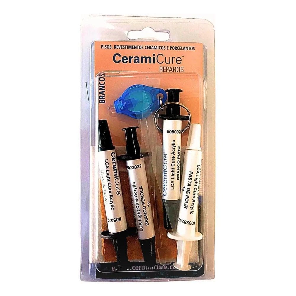 10X Conserto Reparo Piso Porcelanato Ceramicure - Cinzas Cl