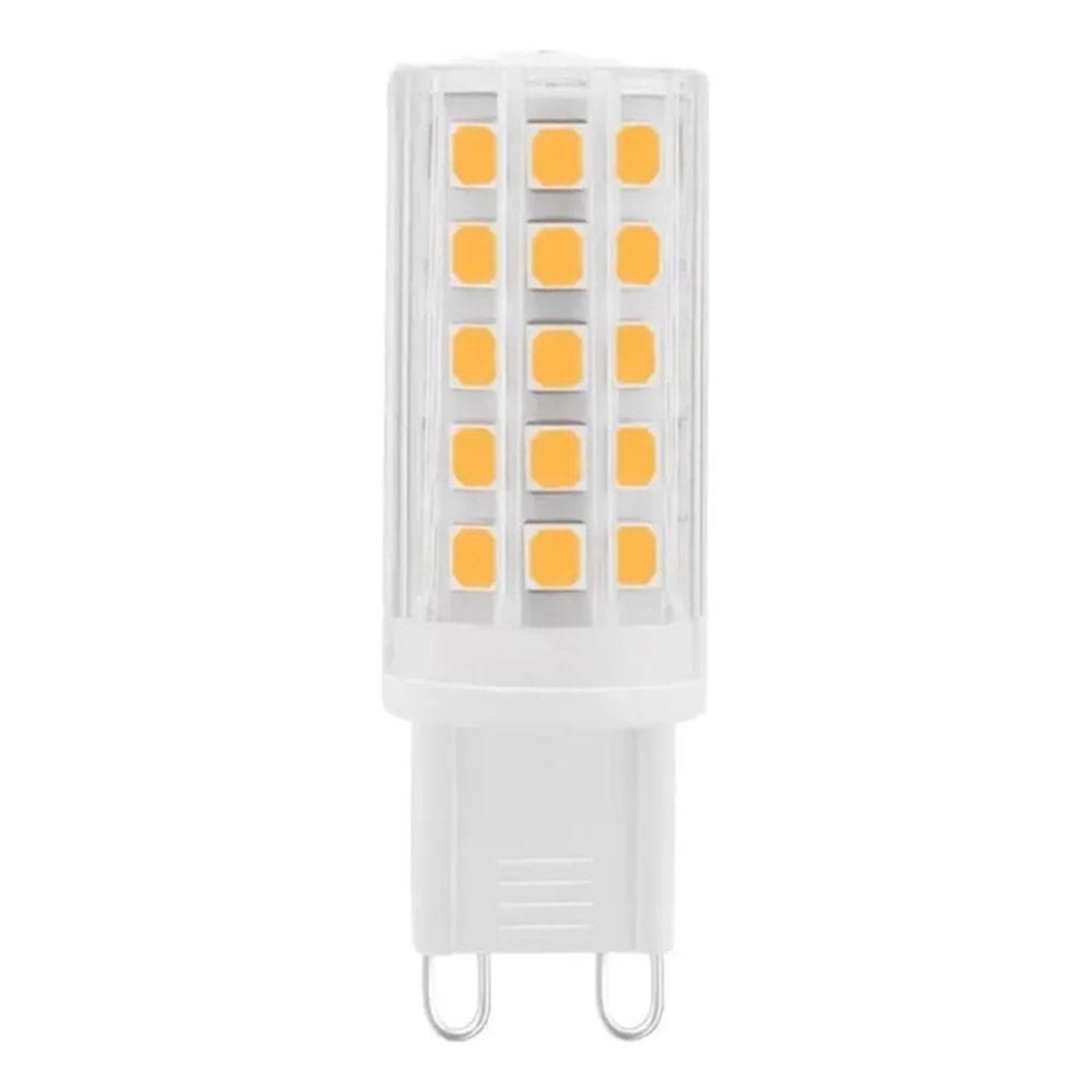 10X Lâmpada Led Halopin 5W Bivolt G9 Branco Quente 2200K Co