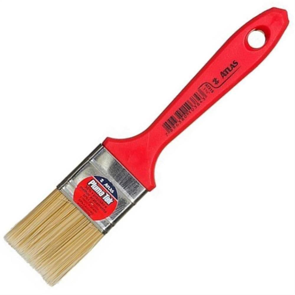 Trincha Pluma Tek Cerda Branca 2”” - 315-5 - Pinceis Atlas Trincha Plumatek Cerda Branca 2” Atlas 315-5
