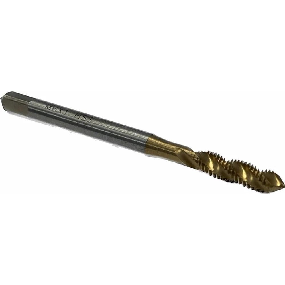 10X Macho Maquina Canal Helicoidal M6 X 1,0 Com Cobertura