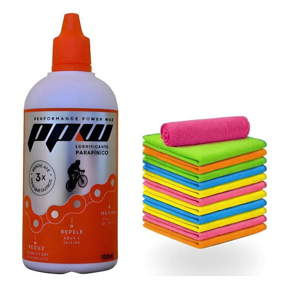 10X Lubrificante Ppw Para Corrente De Bicicleta 120 Ml.