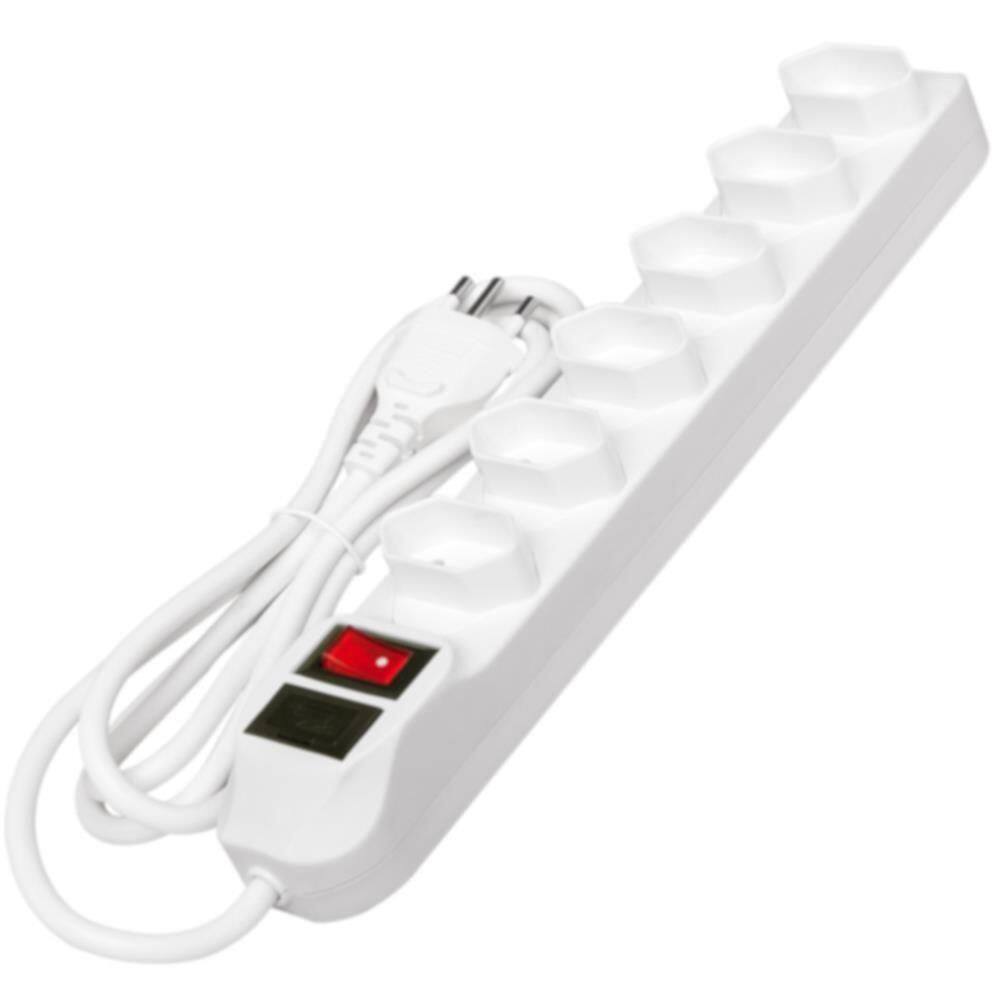 Protetor Eletrônico Com 6 Tomadas Epe1006 - 4824002 - Intelbras Protetor Eletronico C-6 Tomadas Epe1006