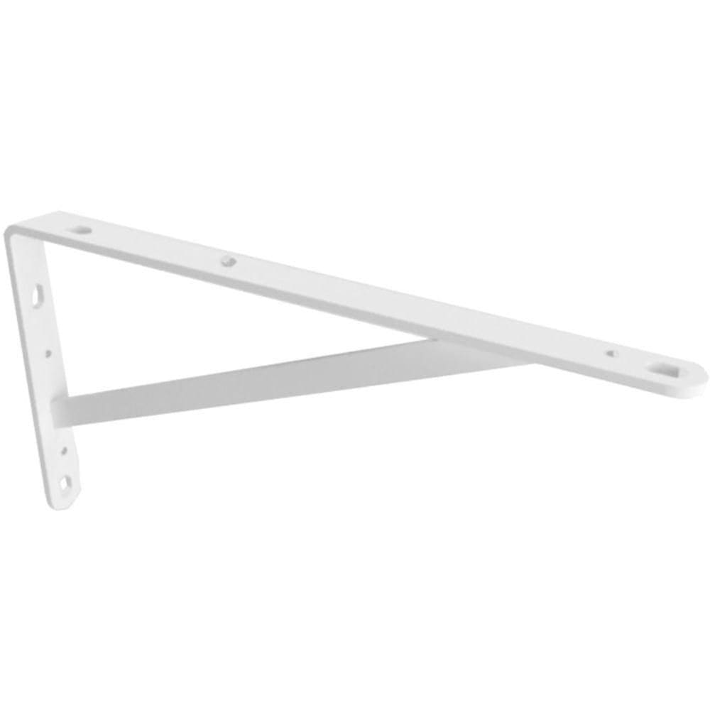 Mão Francesa Reforçada 25 Cm Branca - Mfr-125250-br - Multivisão