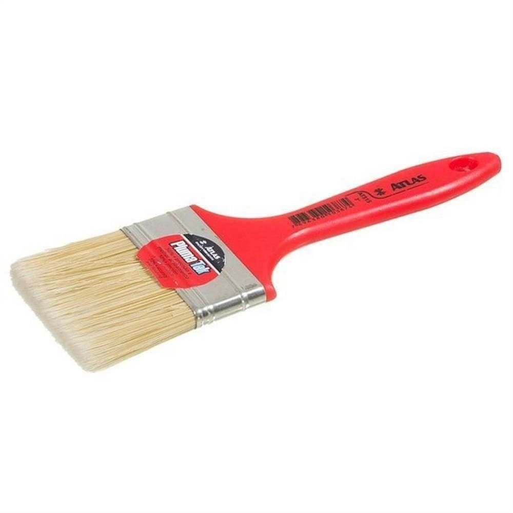 Trincha Pluma Tek Cerda Branca 1-2”” - 315-1 - Pinceis Atlas Trincha Plumatek Cerda Branca 1-2” Atlas 315-1