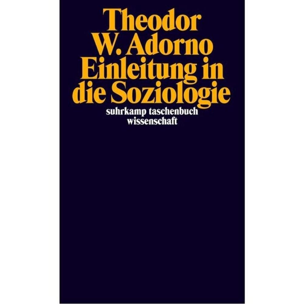 Einleitung In Die Soziologie