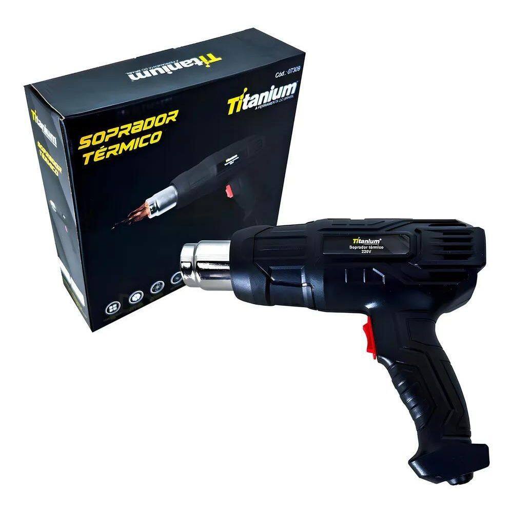 10X Soprador Térmico 1500W Profissional 2 Estágios Titanium