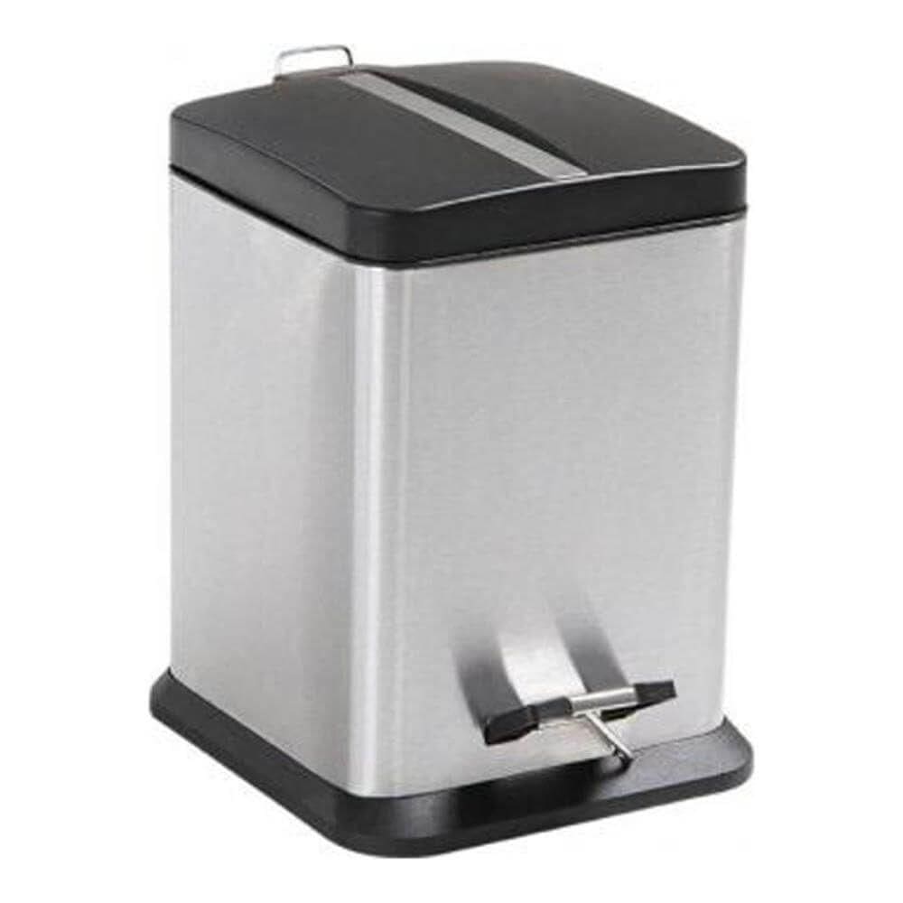 Lixeira Quadrada Jaspe 6 Litros - 8232 - Mor Lixeira Quadrada Jaspe 6 Litros Mor 8232