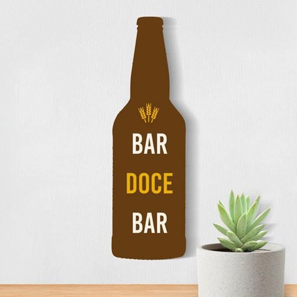 Placa Decorativa De Parede - Estilo Bar Doce Bar