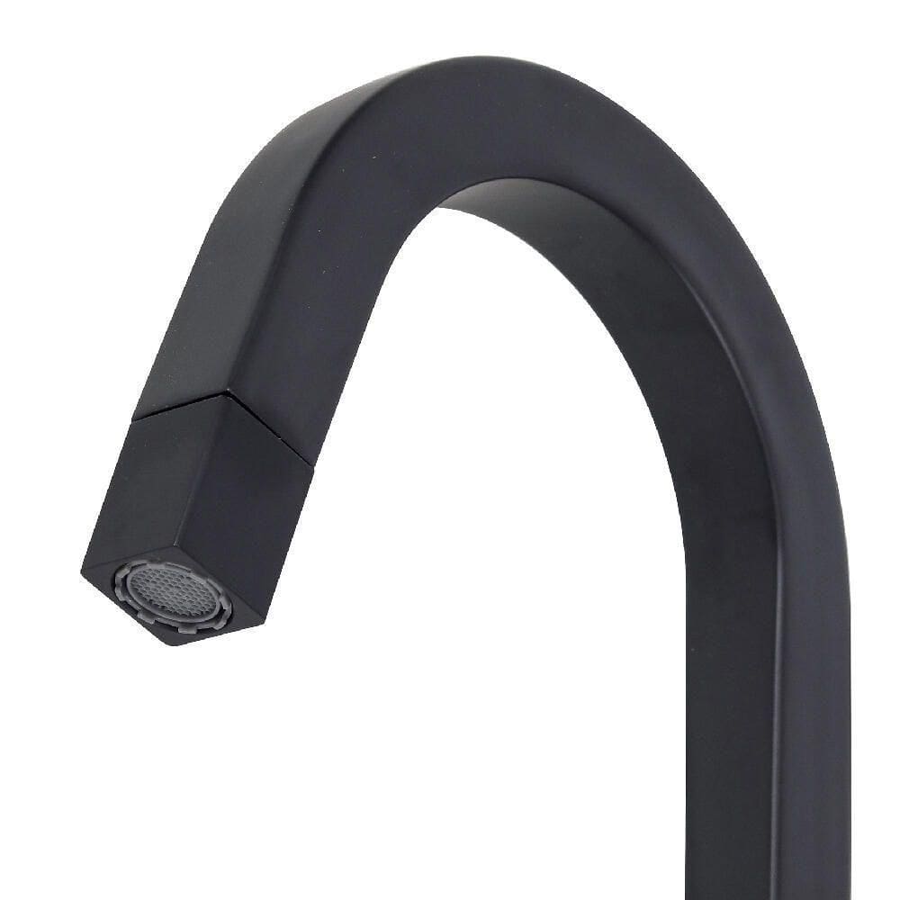 Torneira De Mesa Alta Tubo Quadrado 22mm Preto Fosco 1249 - 772205 - Stoc