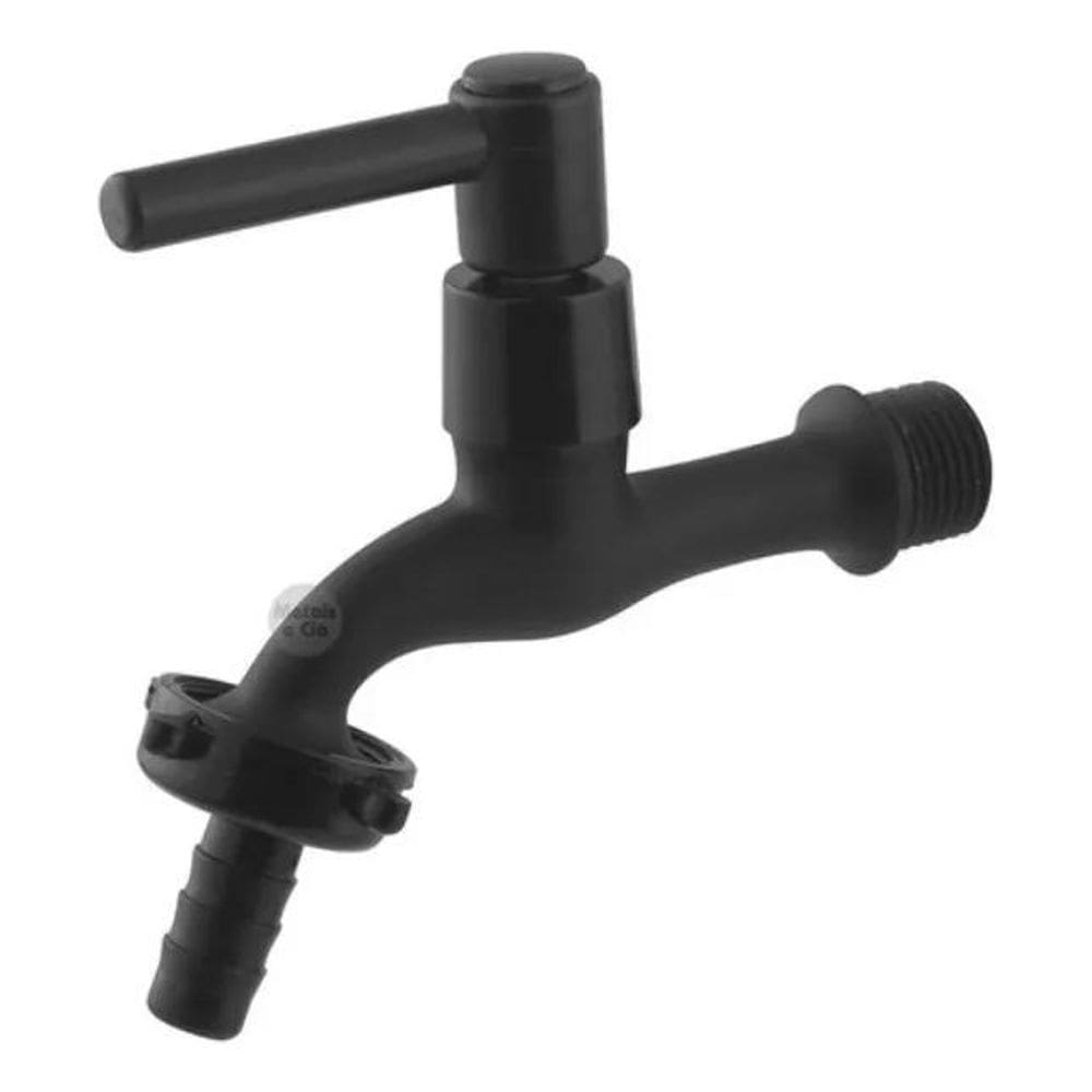 10X Torneira Jardim Tanque E Maquina De Lavar Preta Metal B