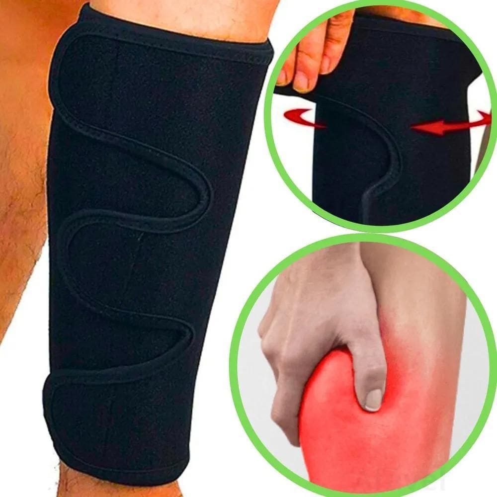 10X Protetor Panturrilha Compressao Ajustavel Caneleira Sup