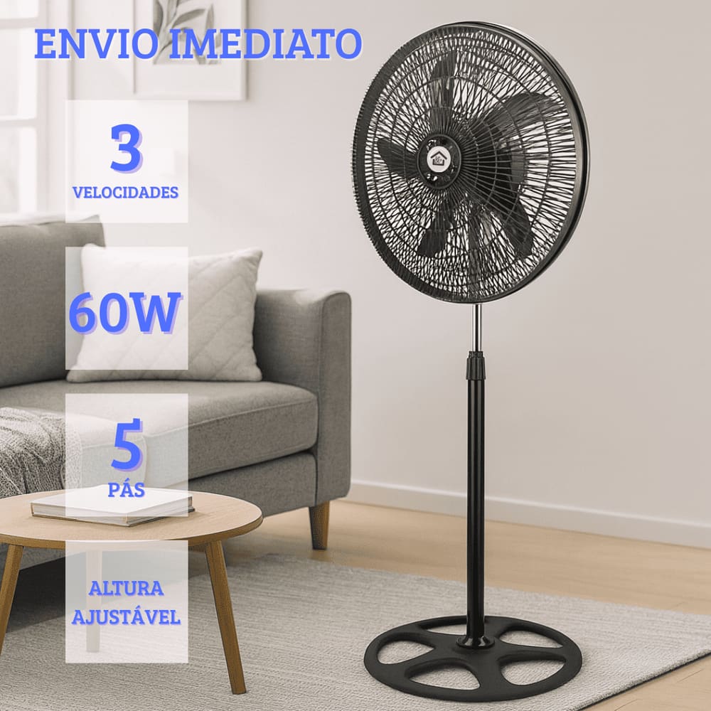 Ventilador Elétrico Kaza+ 110V 55W 50Hz