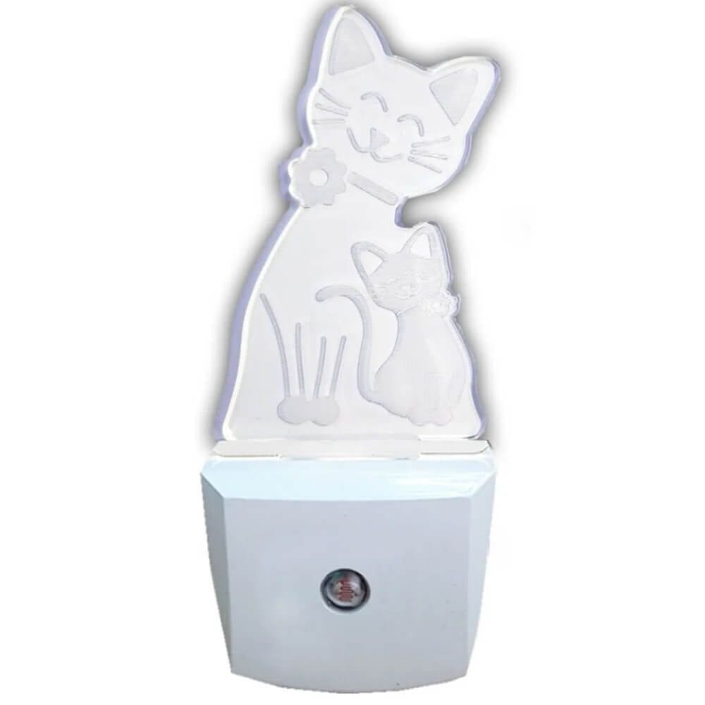 Luz Noturna Gato com Sensor - 6154 - KEY WEST