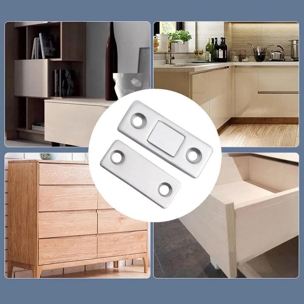 10X Chapinha Magnética Imã Manter Porta Armário Gaveta Fech