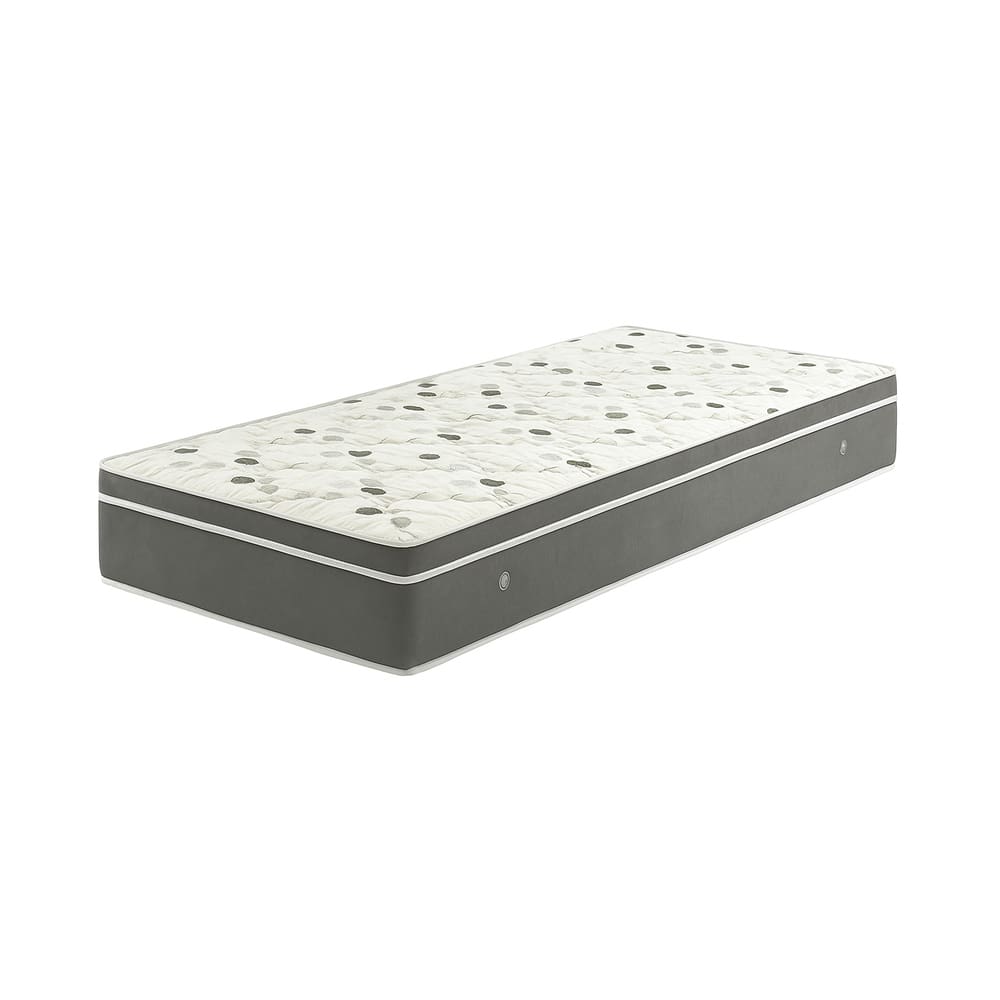 Colchão Molas Bonnel 78x188x20 - Lateral Cinza PREMIUM