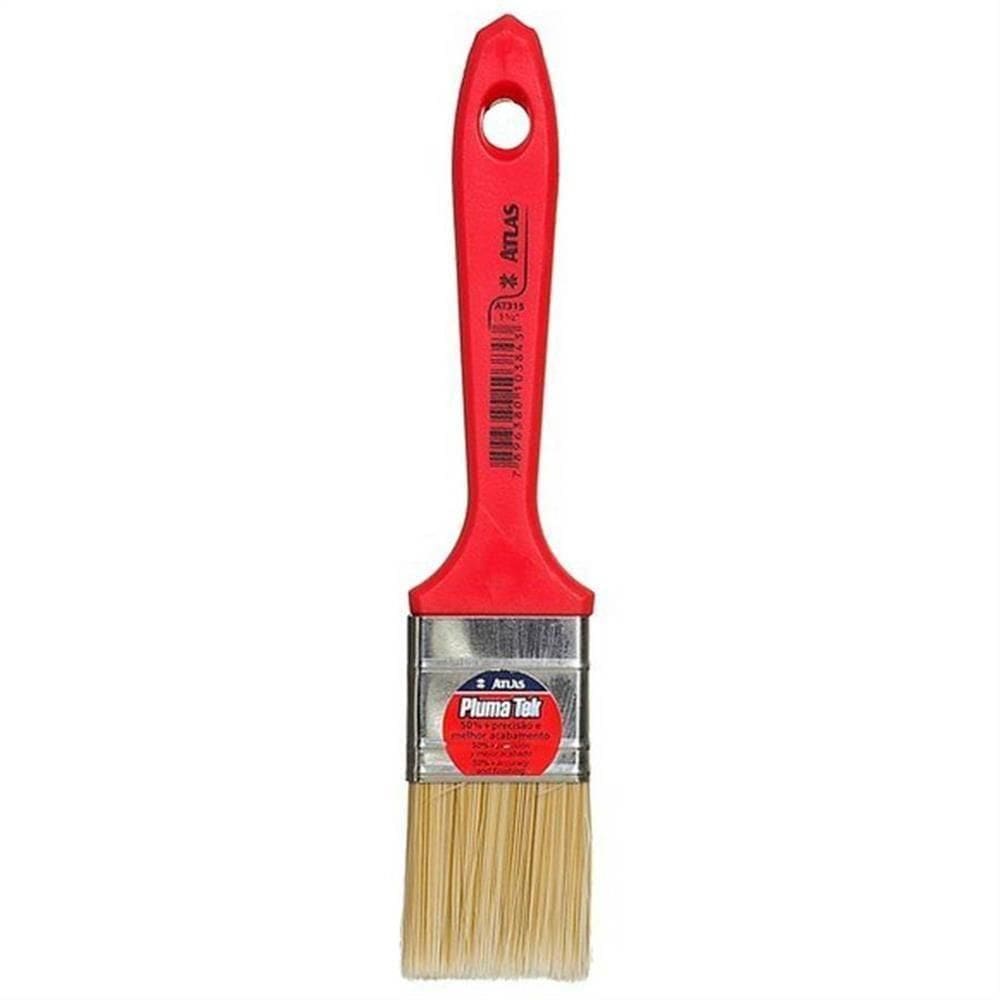 Trincha Pluma Tek Cerda Branca 3-4”” - 315-2 - Pinceis Atlas Trincha Plumatek Cerda Branca 3-4” Atlas 315-2