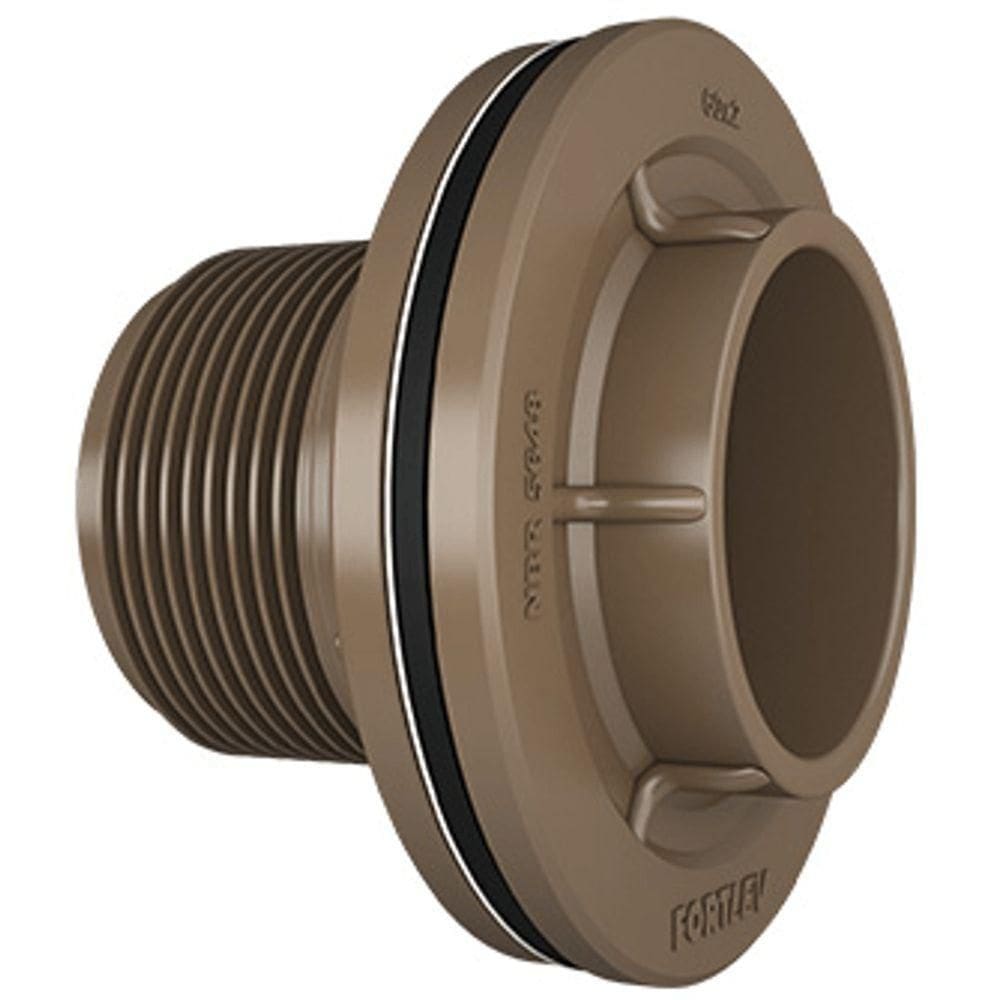 Adaptador Caixa D`água 2””x60mm - 10016021 - Fortlev Adaptador 2x60 Caixa Dagua