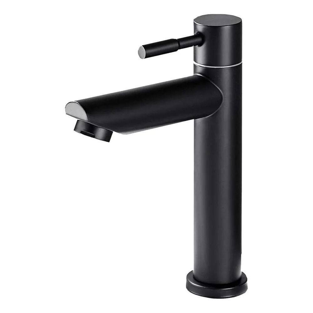 10X Torneira Para Banheiro Bica Baixa Preto Fosco Luxo Aço
