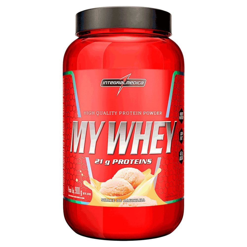 My Whey Integralmedica 21g de Proteína Sabor Baunilha 900g