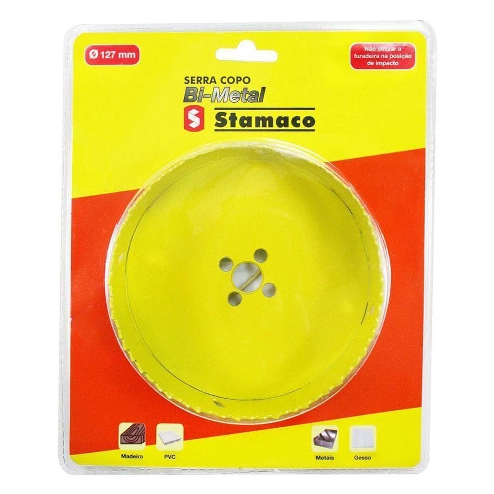 Serra Copo Bi Metal 127mm - 1591 - Stamaco Serra Copo Bi-metal 127mm Stamaco 159.1