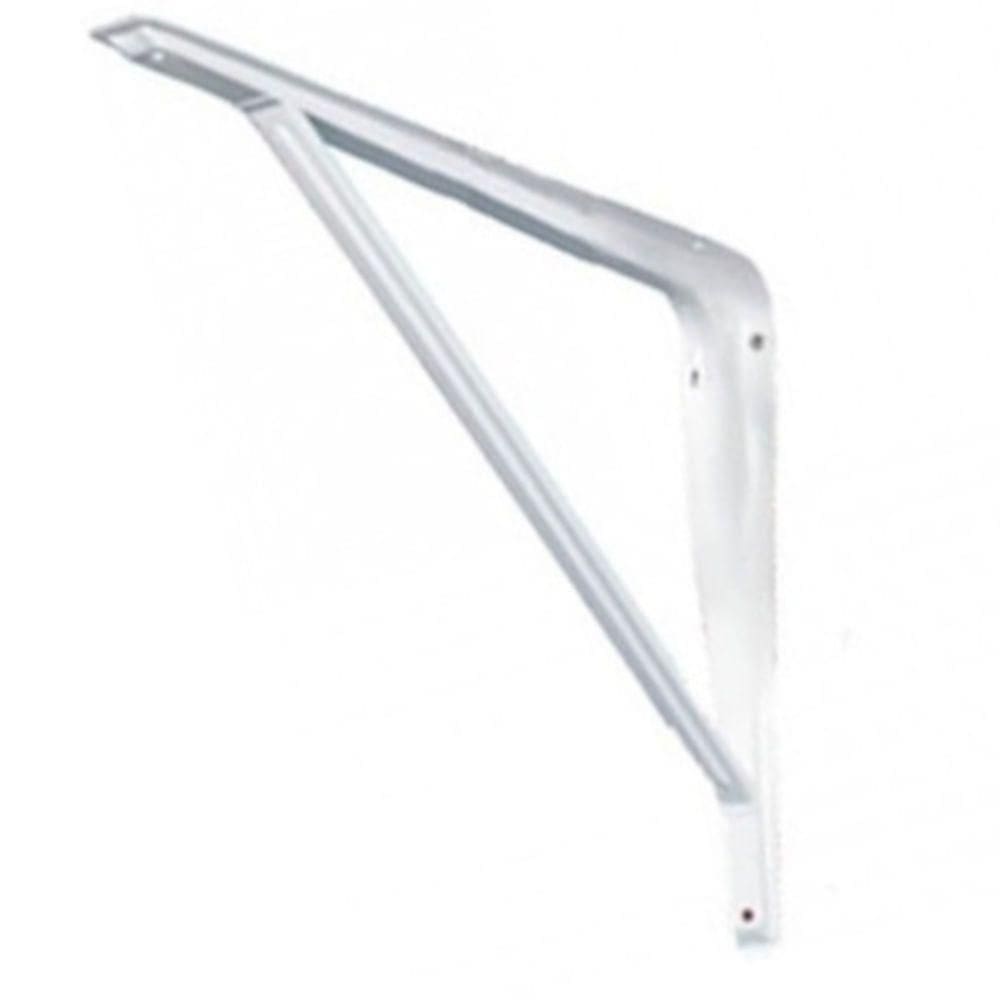 Cantoneira Branca Epóxi Com Reforço Mão Francesa 4” X 6” - 29 - Fercar