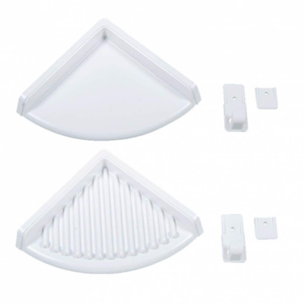 Kit De Cantoneira Para Banheiro Branca - Ksp1 - Astra