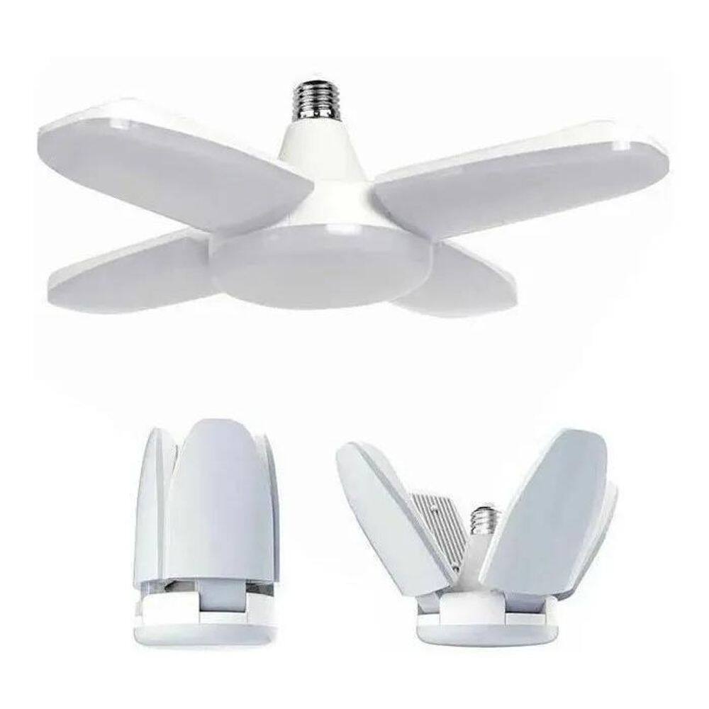 10X Lâmpada Led 60W Pétalas Dobrável Ajustável Forte Decora