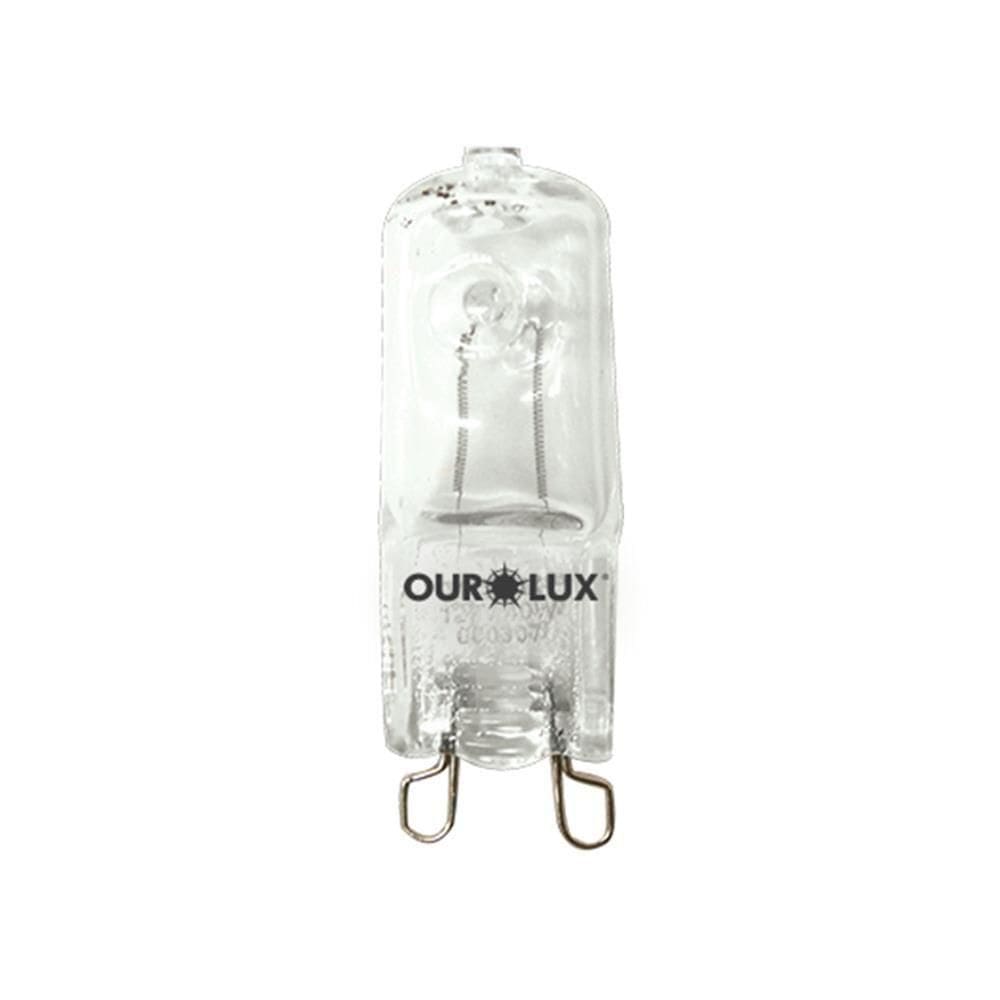 Lâmpada Halógena Ouropin G9 40w 127v Clara - 01322 - Ourolux Lamp.halogena Ouropin G9 40w 127v Clara 01322