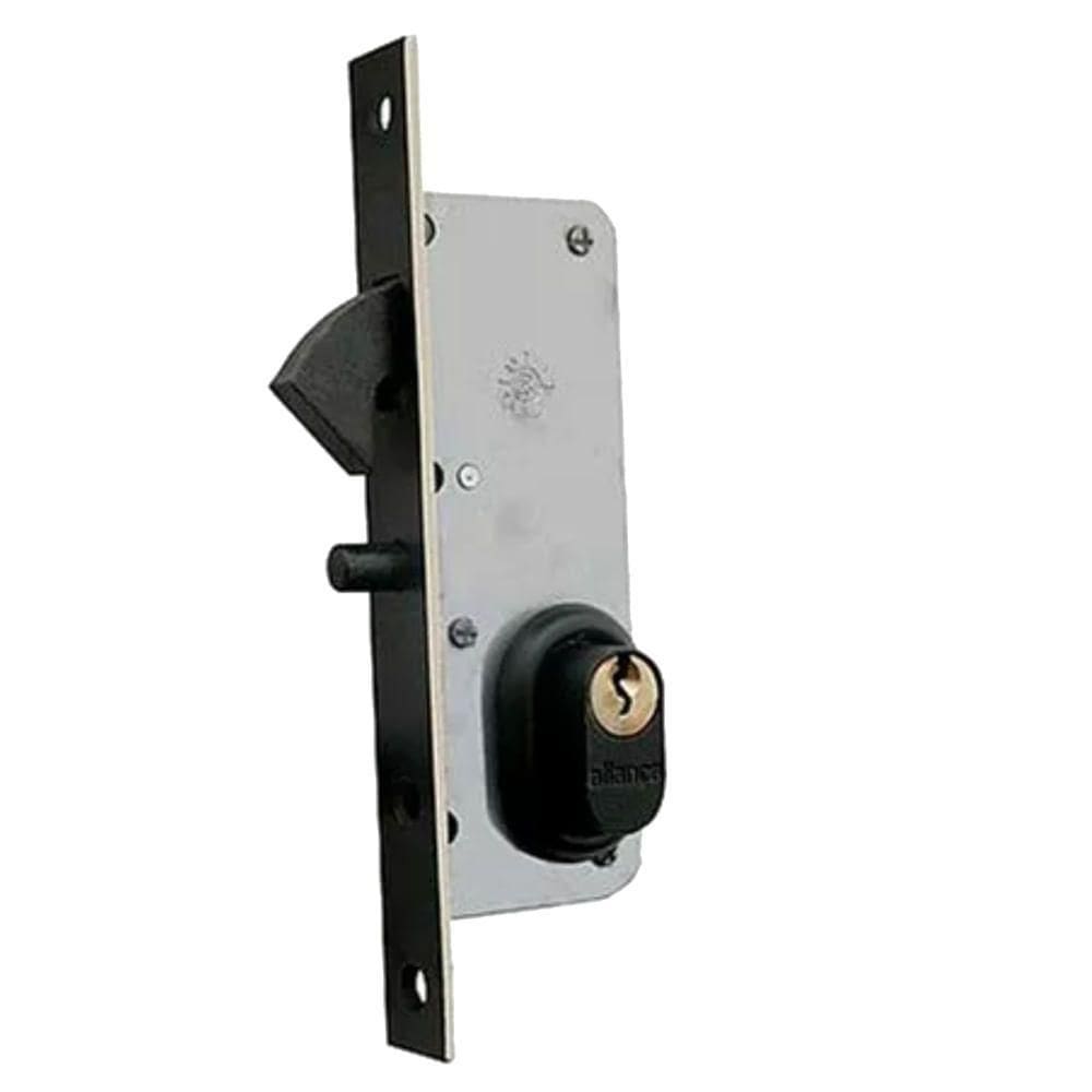 Fechadura Para Porta De Correr F1340 Preto Fosco - 028237 - Aliança Fech.p-porta Correr F1340 Pf - 028237 - Aliança