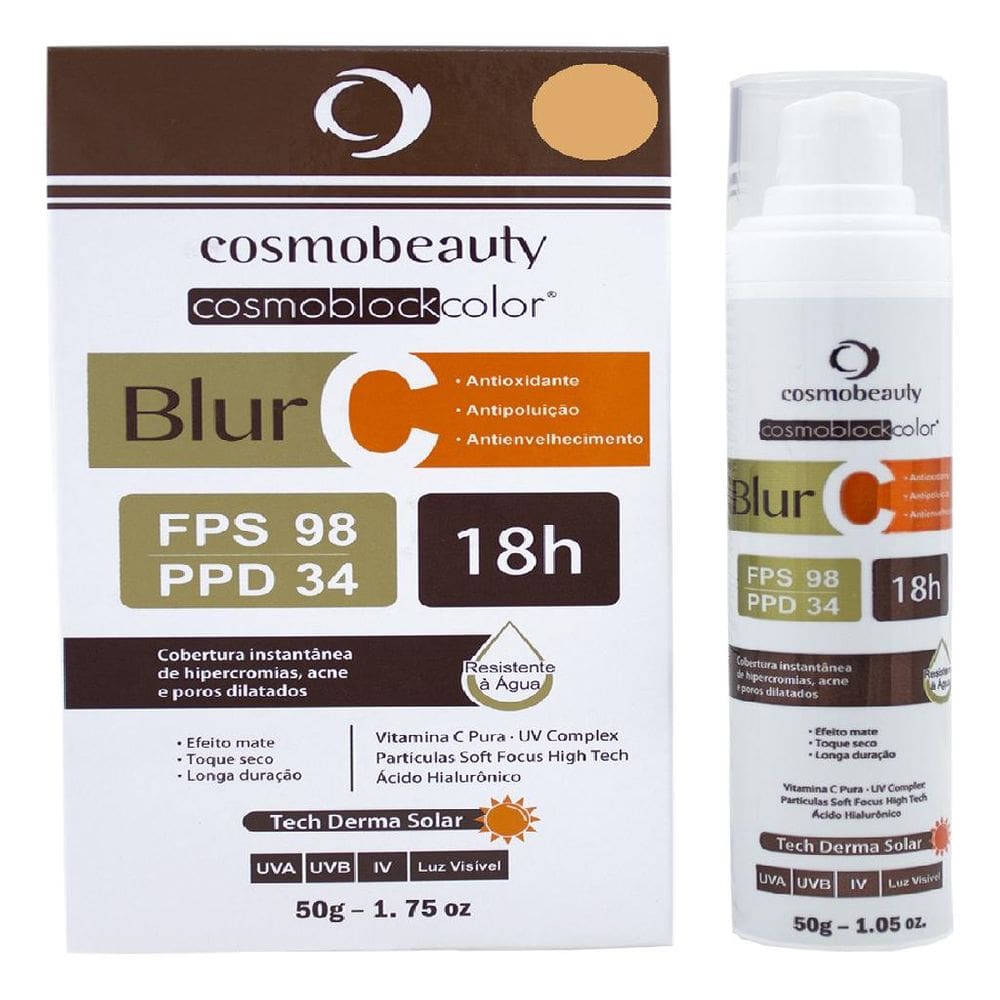 Blur C Fps 98 Vitamina C Bege Medio Cosmobeauty 50g