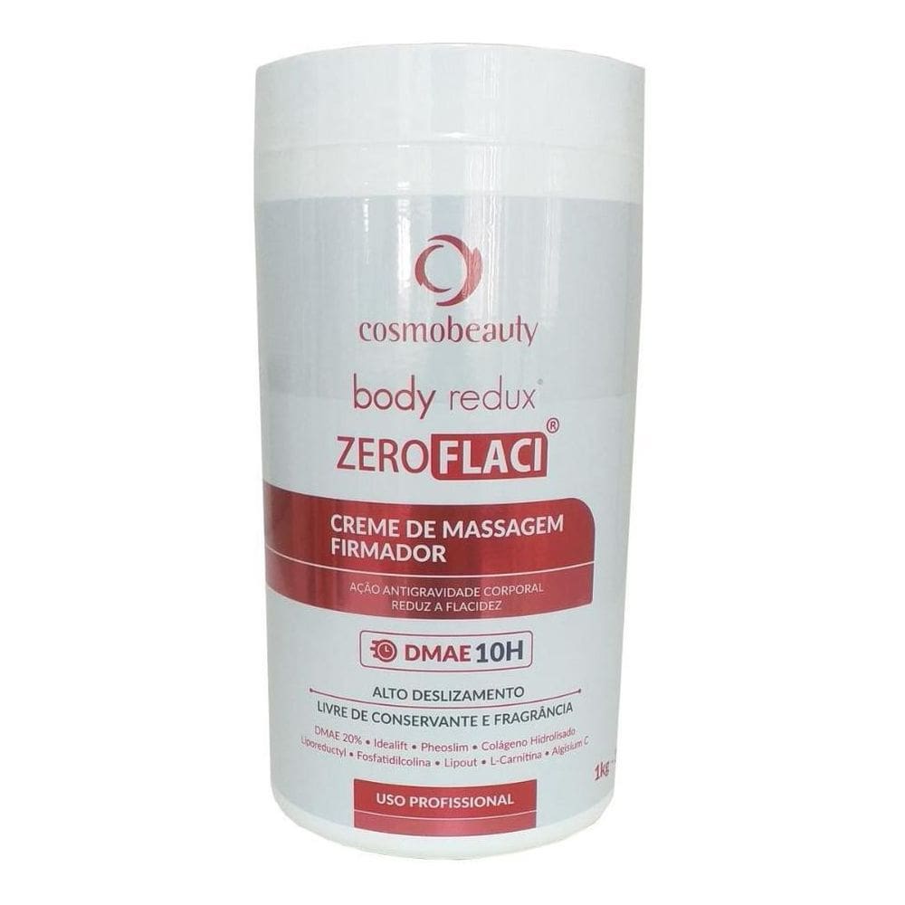 Creme de Massagem Zero Flaci Body Cosmobeauty 1kg