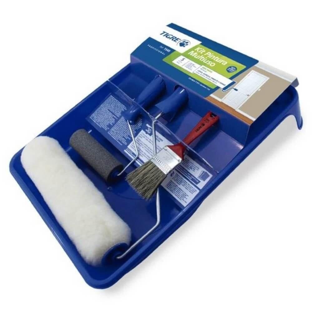 Kit De Pintura Pratic Com 5 Peças 1540 - 61540000 - Tigre