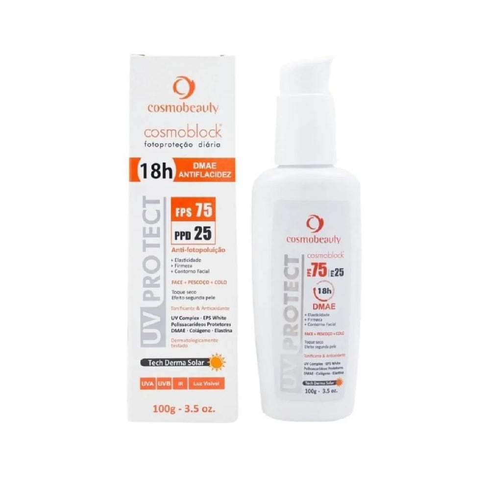 Cosmoblock Fps75 Com Dmae 100ml Cosmobeauty