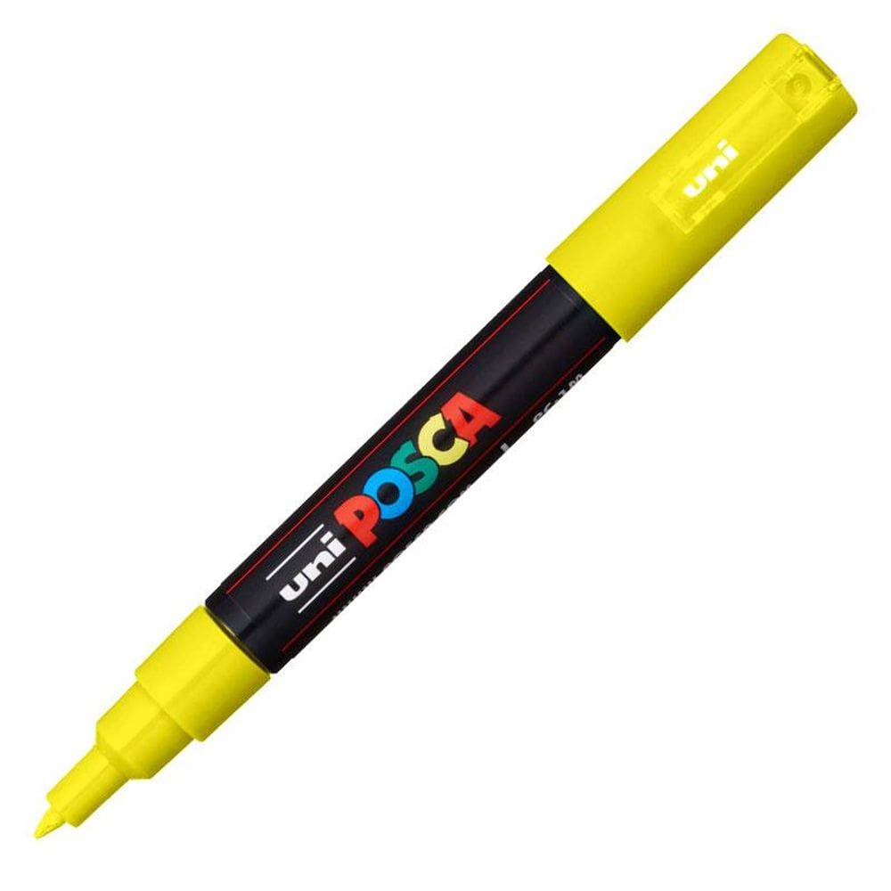 Caneta Posca PC 1M amarelo Uni Ball