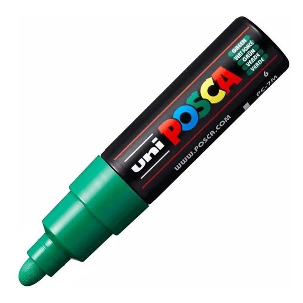 Caneta Posca PC-7M verde Uni-Ball