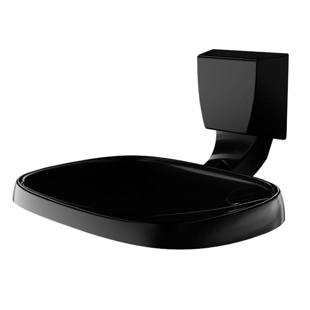 Saboneteira Quadrada Preta 2009 F24 - 7140058 - Lorenzetti