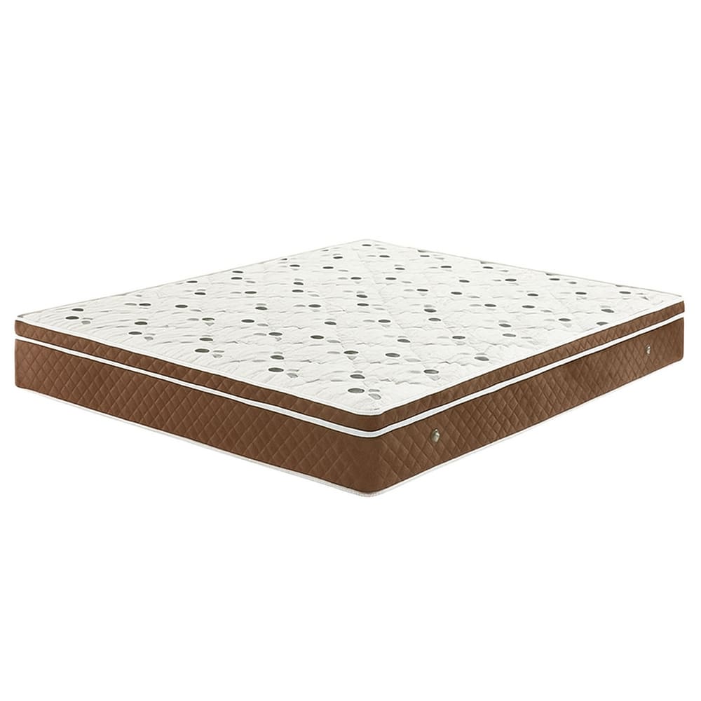 Colchão Molas Bonnel 128x188x28 - Lateral Marrom PREMIUM