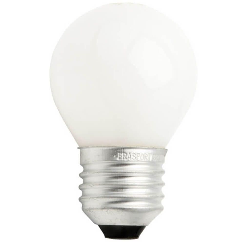 Lâmpada Para Geladeira E Fogão 40 Watts 127 Volts Leitosa - 8719 - Brasfort