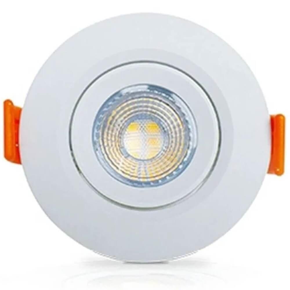 Mini Spot Redondo Superled 3 Watts 3000k - 05611 - Ourolux