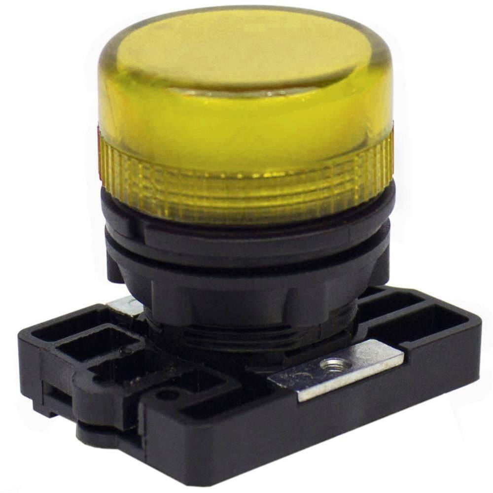 Sinalizador Luminoso Amarelo - Sllsl3 - Steck Sinalizador Luminoso Amarelo Sllsl3 Steck