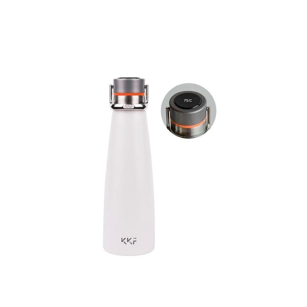 Squeeze 475ml De Aço Inox Com Display Led KKF Branco