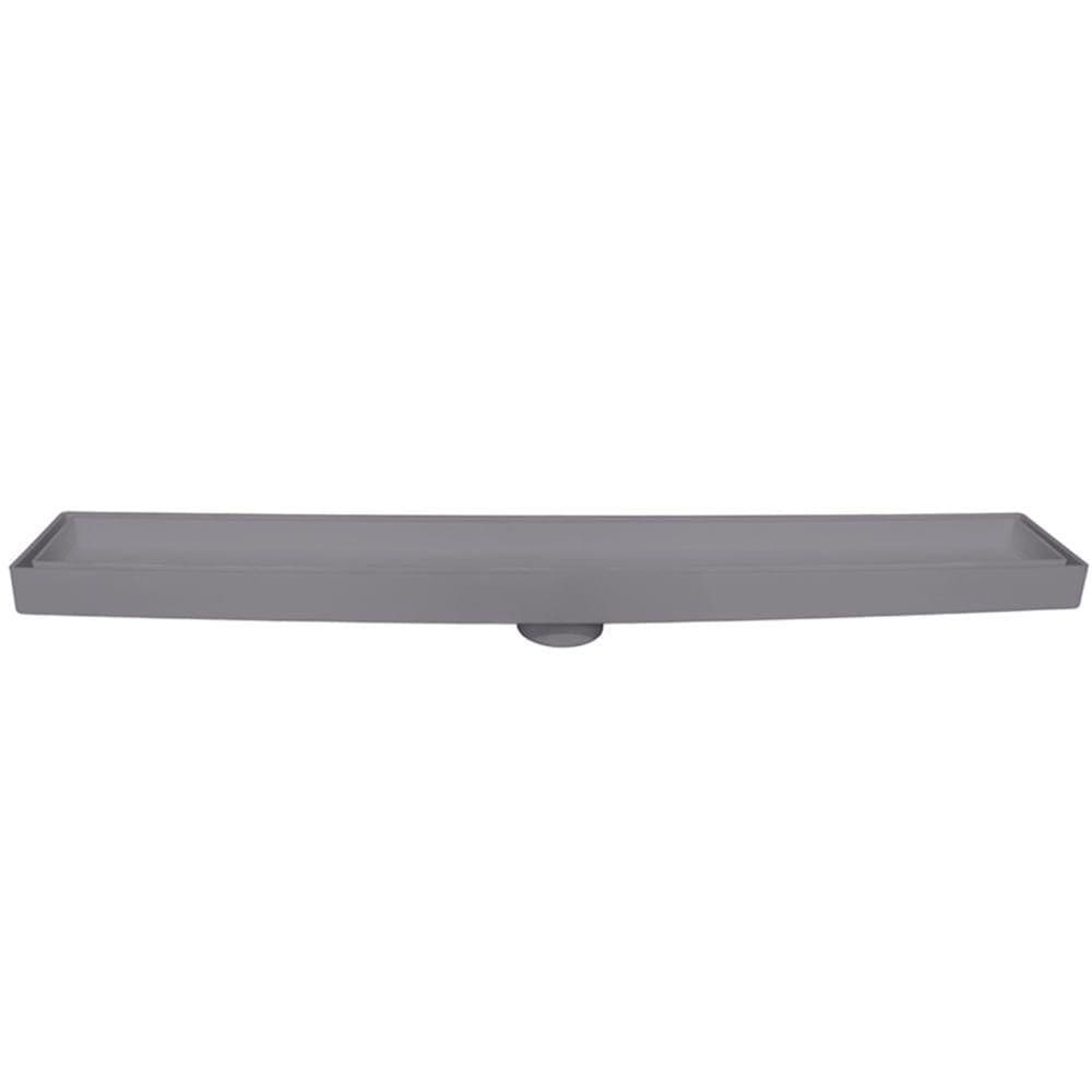 Ralo Invisível Linear Com 5x90cm Cinza - 1718 - Estrela