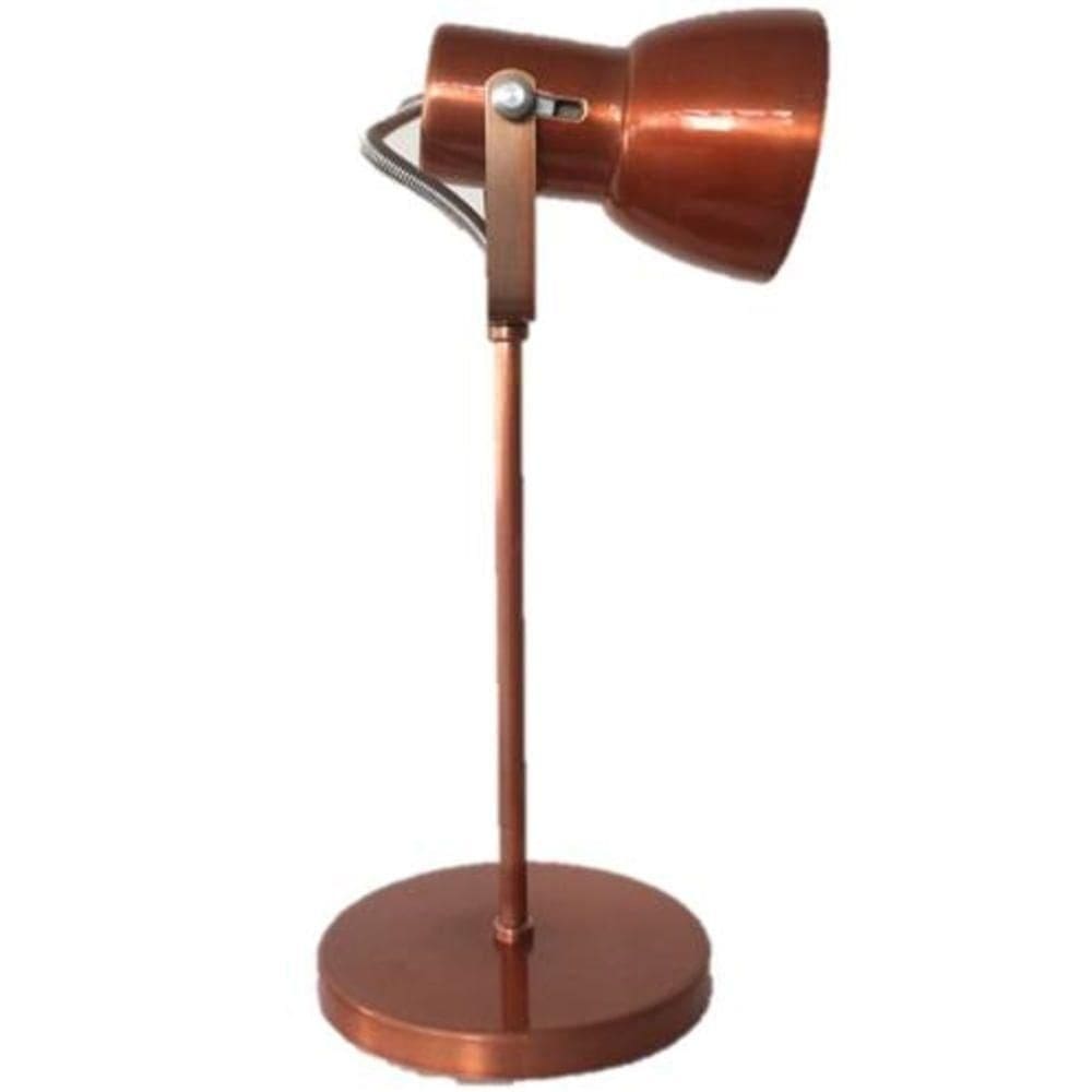 Luminária De Mesa Cobreado - Lm110-co - Kin