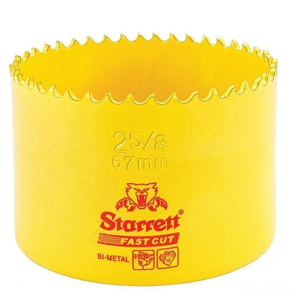 Serra Copo Bi Metal 2.5-8”” 67mm - Fch0258-g - Starrett Serra Copo Bimetal 2.5-8in 67mm Starrett