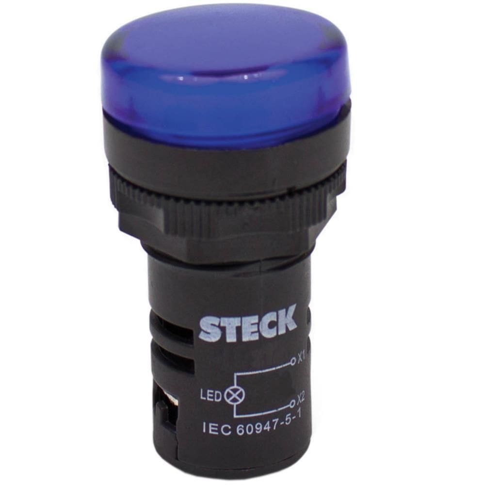 Sinalizador Led 110v Azul- Slds1104 - Steck Sinalizador Led 110v Azul Steck Slds1104