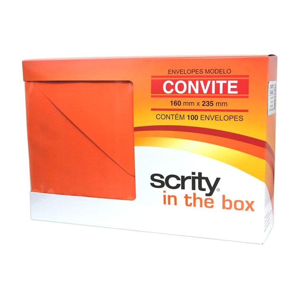 Envelope Color Plus Cartagena 160x235mm 100und Scrity