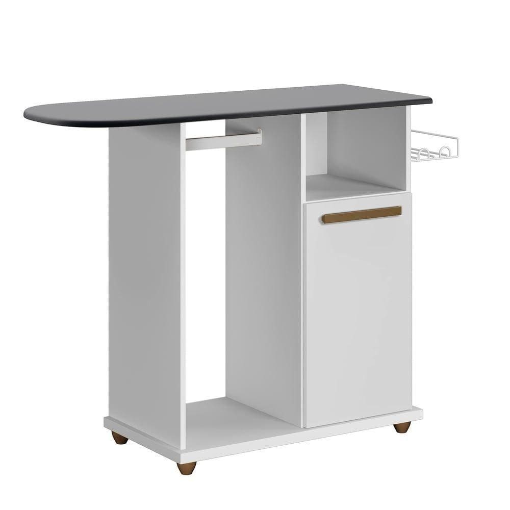 Tábua De Passar 1 Porta Macapá Arte Móveis Cor Branco Branco